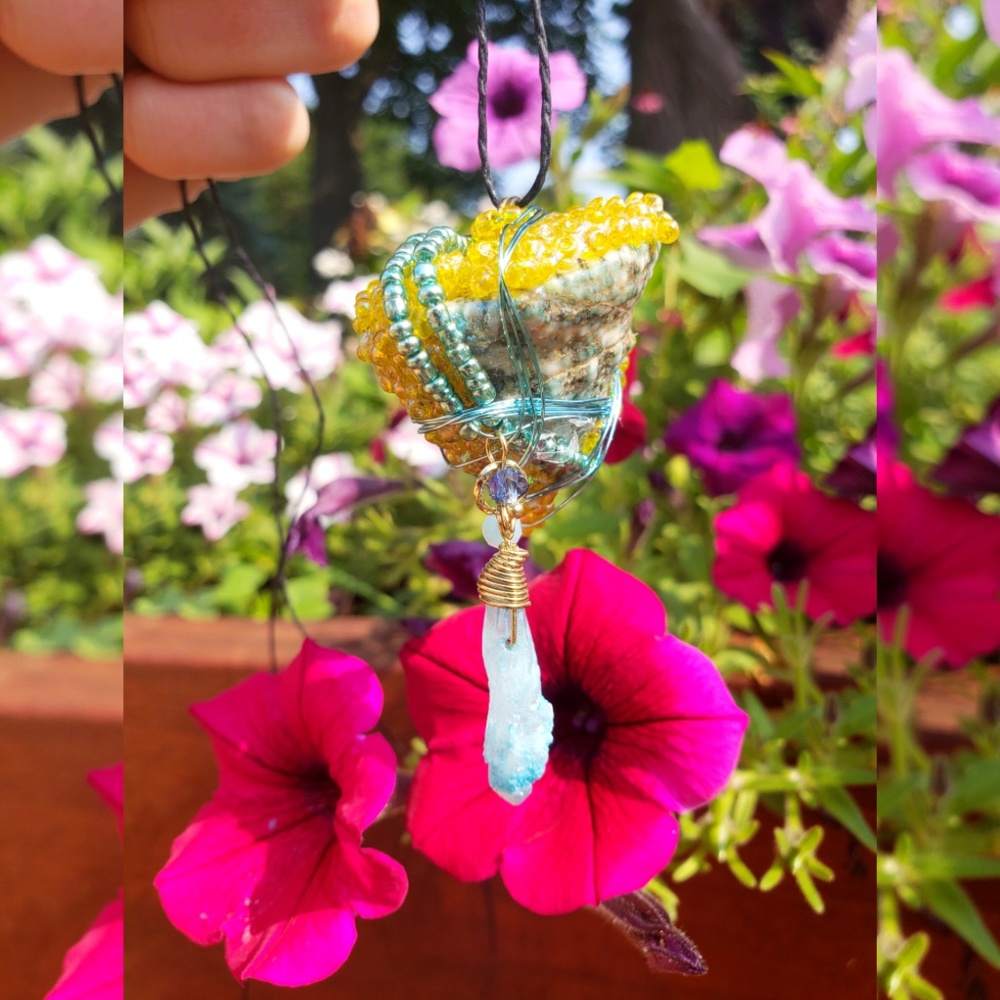 Seashell Handcrafted Pendant